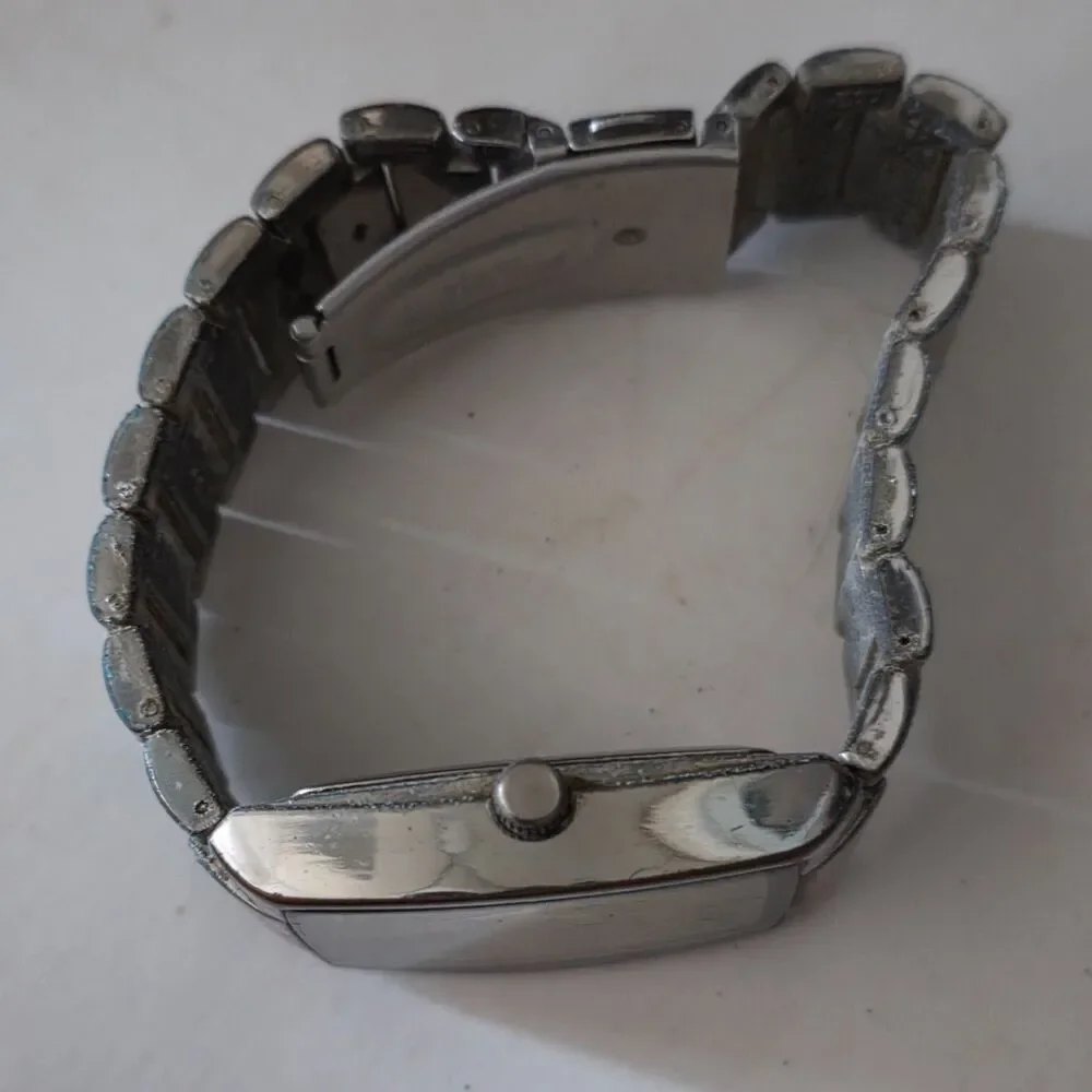 Diamond Accented Men's Quartz Watch Needs/Battery  FMDXGE022 PARTS ONLY UNTESTED